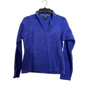 Patagonia Capilene Womens Small Quarter-Zip Fleece Pullover Purple Lightweight D
